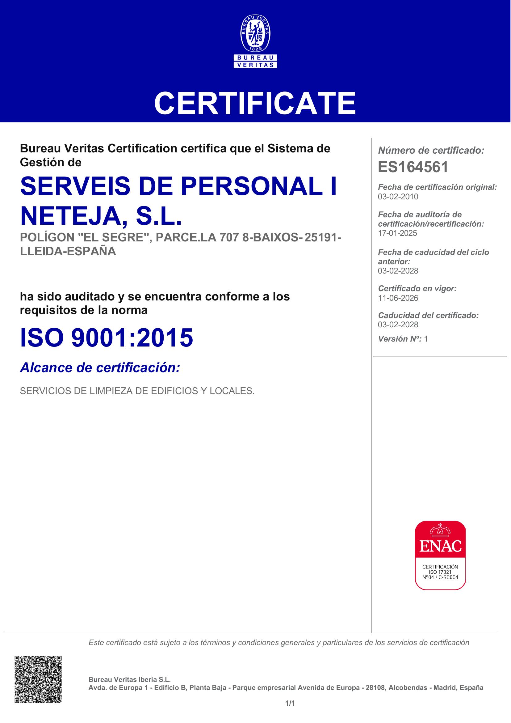 ISO 9001:2015